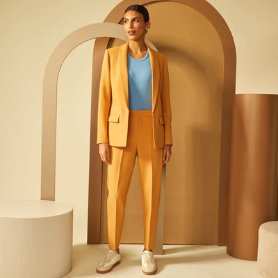 Cigarette trousers BROWN
