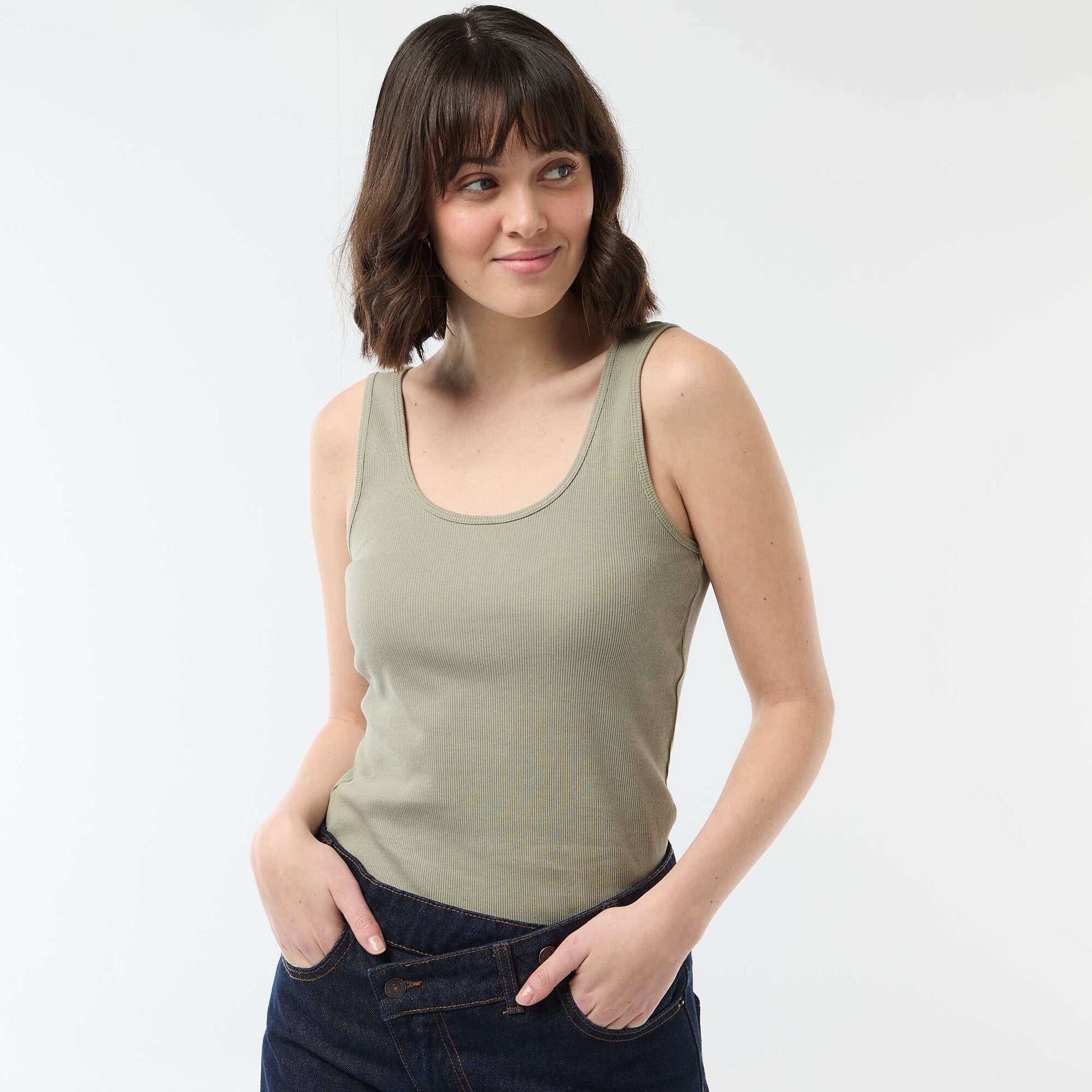 Vest top KHAKI