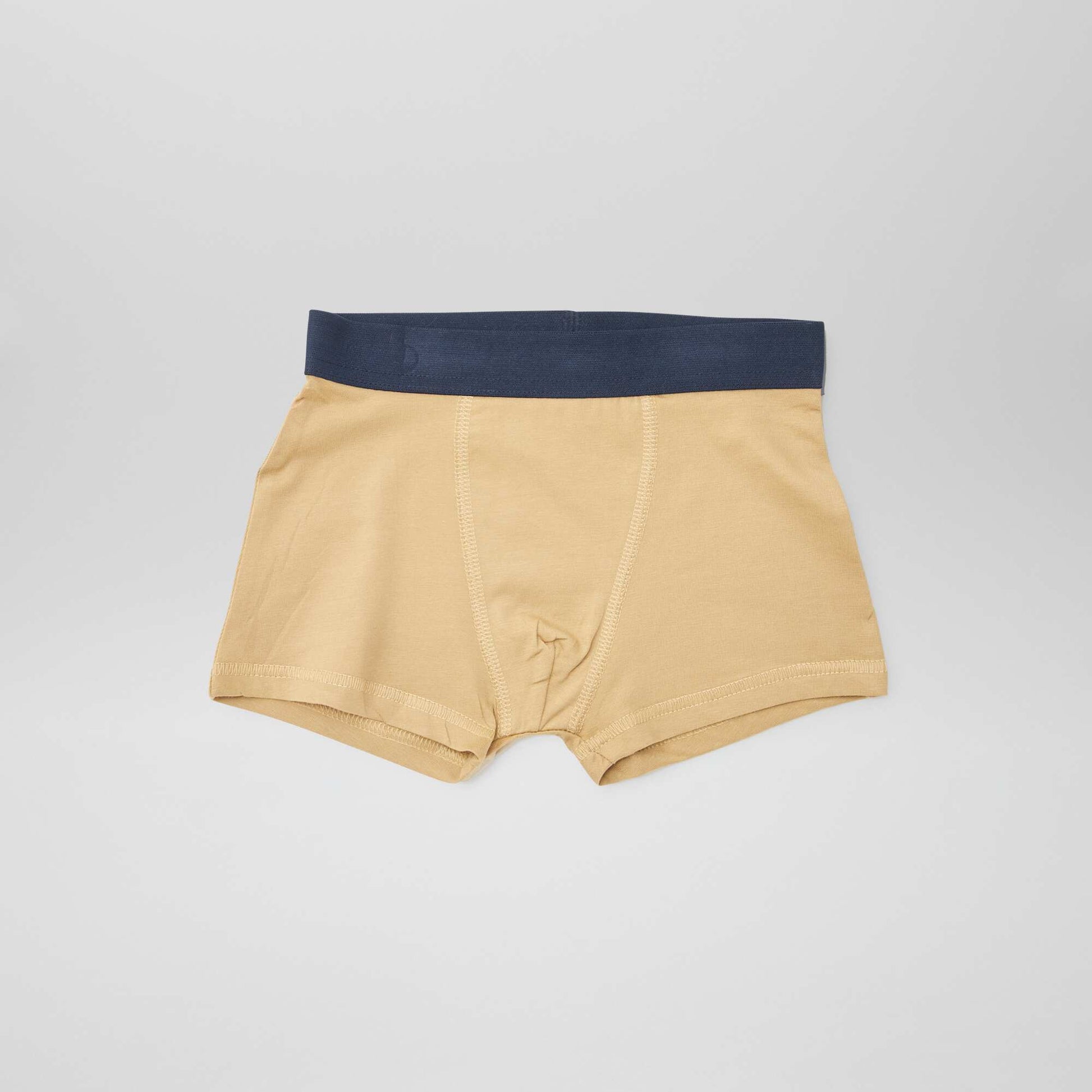 5 Plain Boxers WHITE