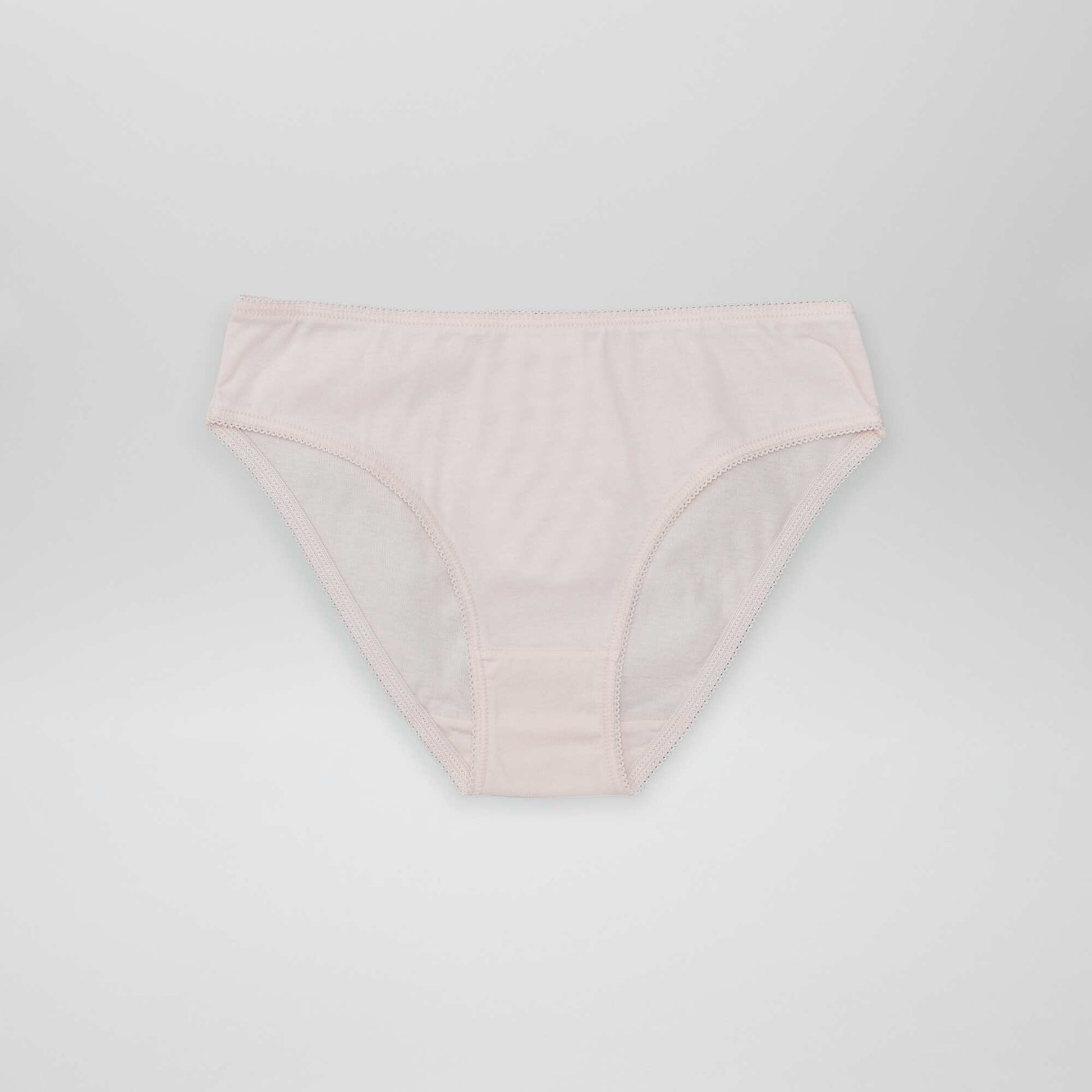 Pack of 7 plain briefs PINK