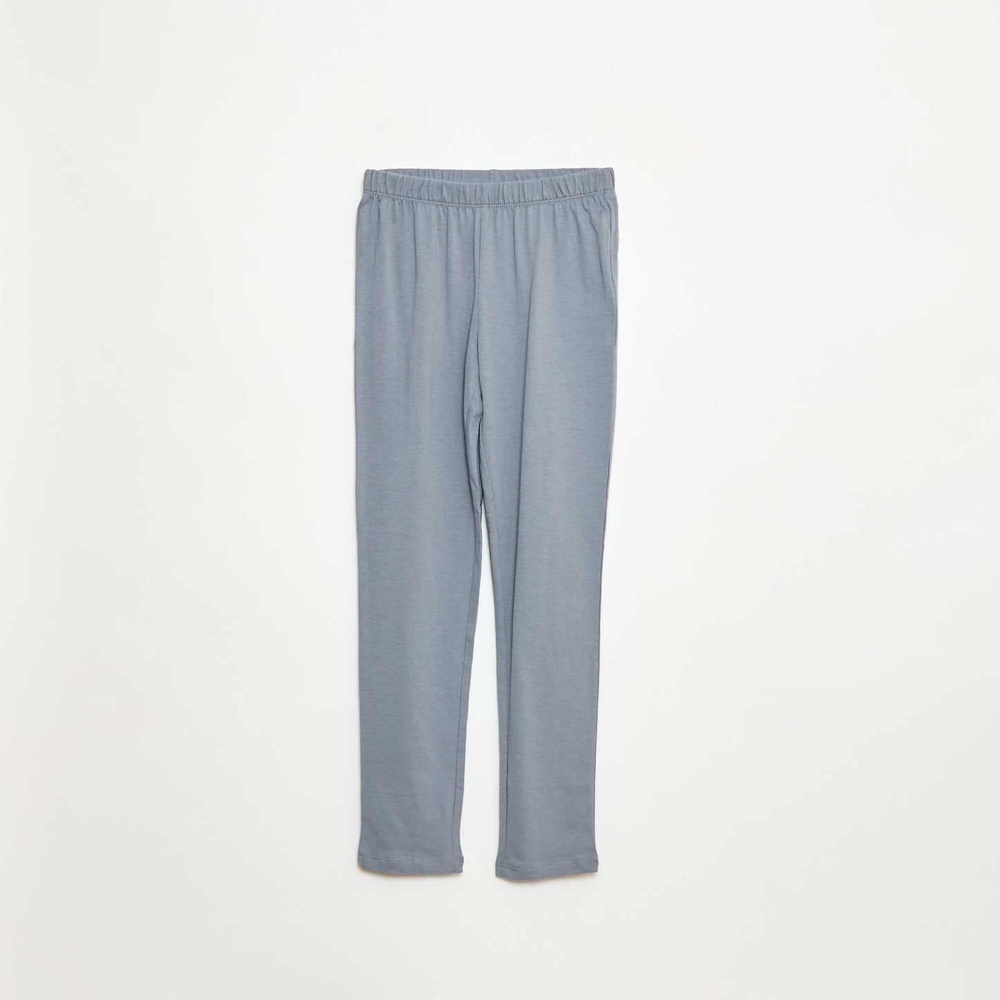 Printed Jersey Long Pajamas - 2 Piece Set BLUE