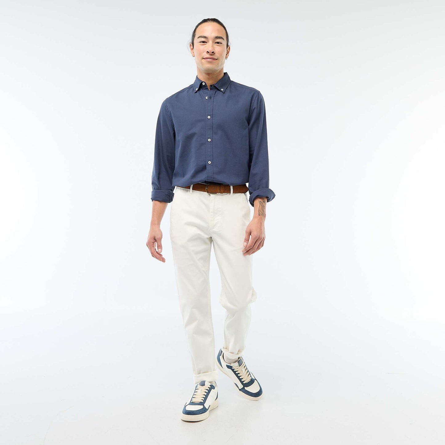 Regular-fit Oxford shirt BLUE