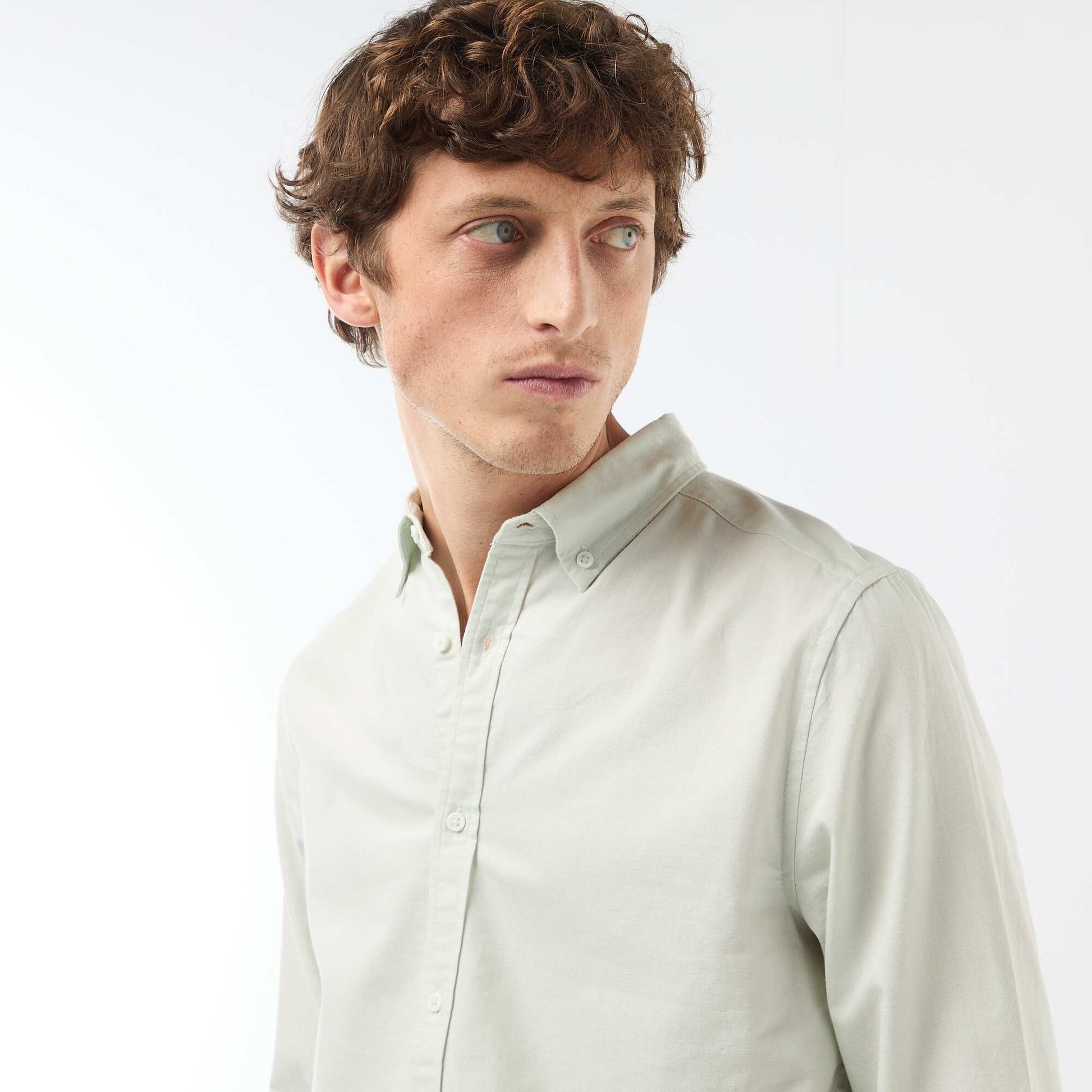 Regular-fit Oxford shirt BLUE