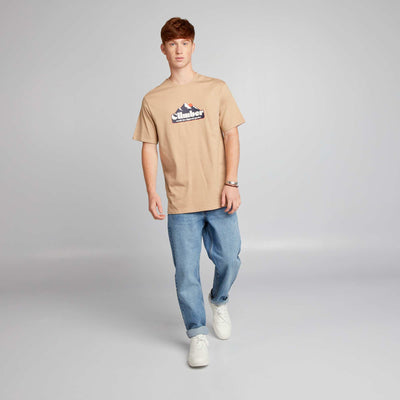 Printed T-shirt BEIGE