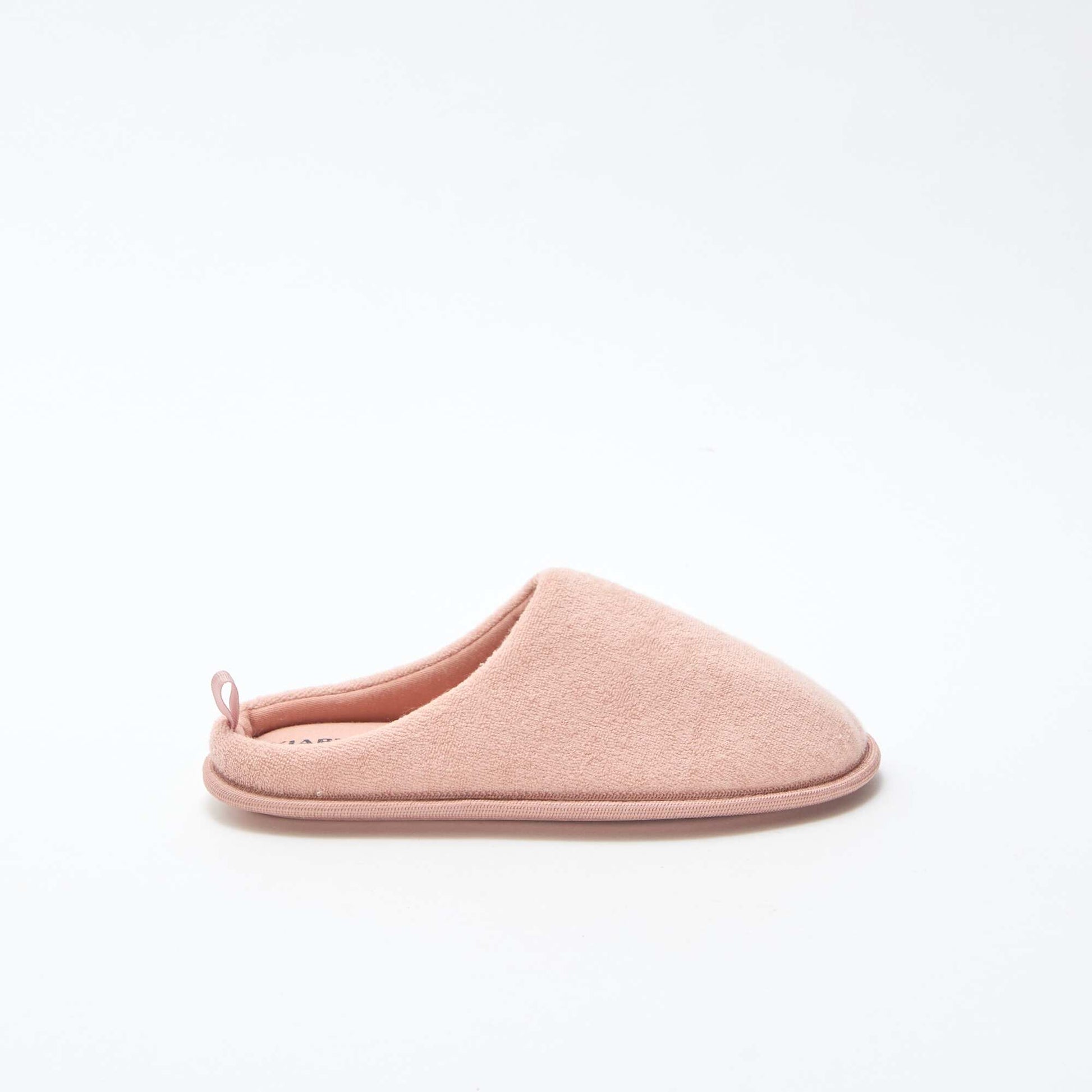 Plain mule slippers PINK