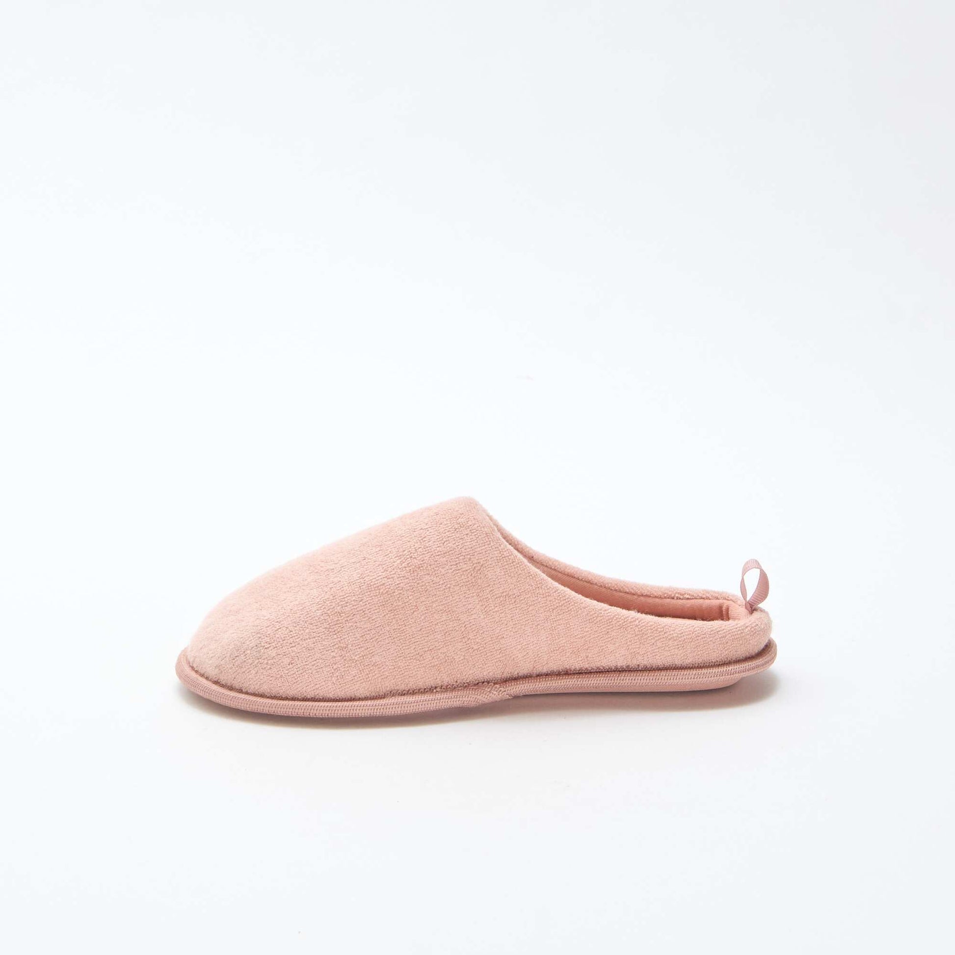 Plain mule slippers PINK