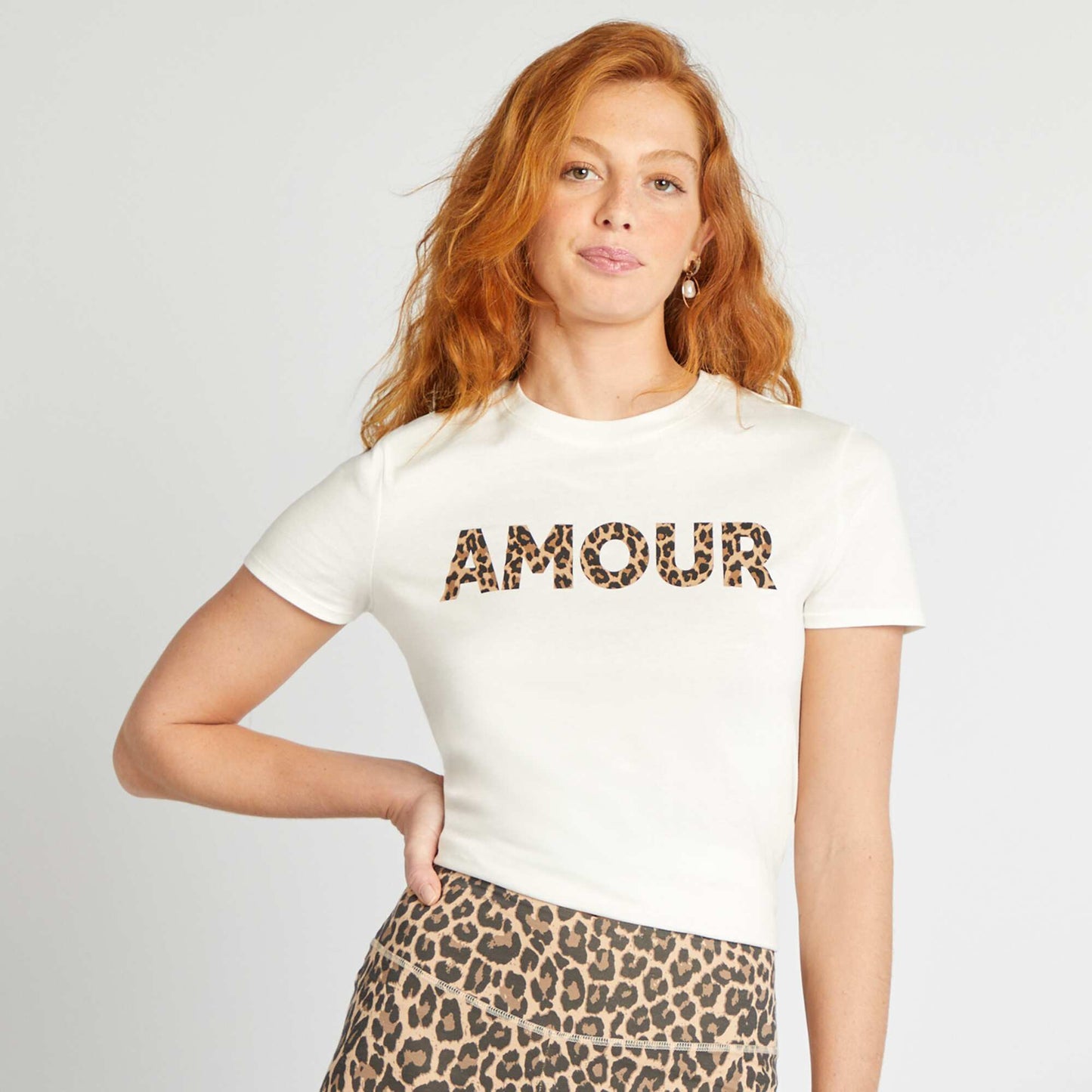 Printed T-shirt ECRU