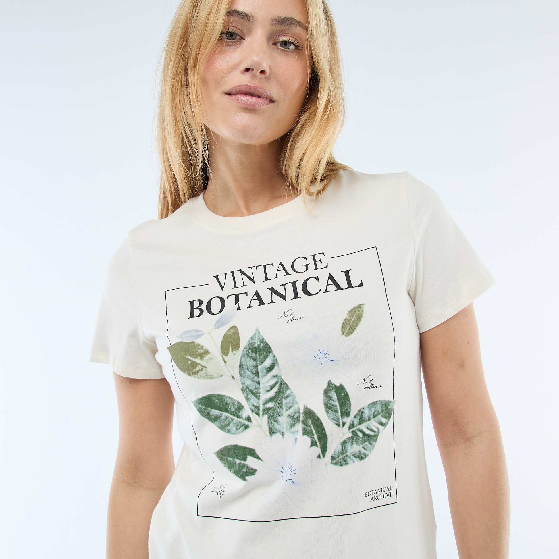 Printed T-shirt ECRU