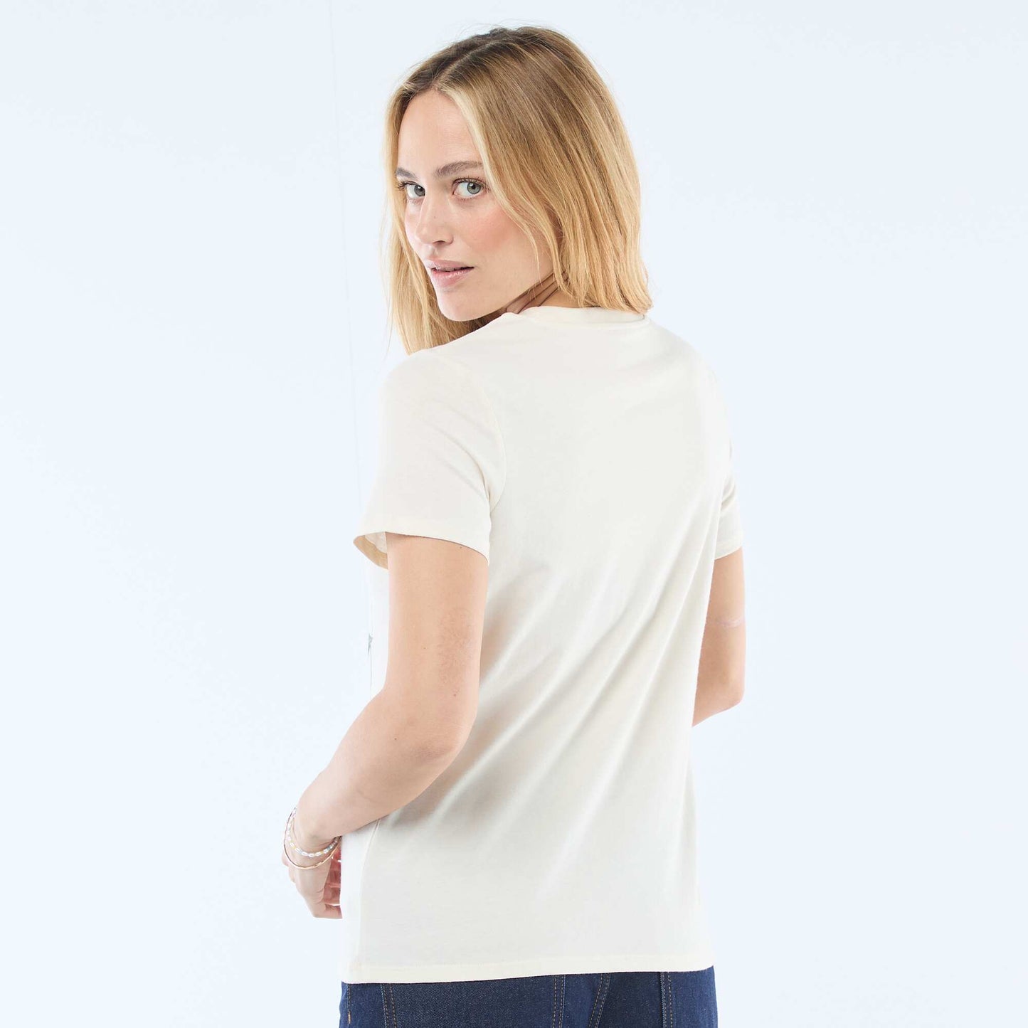 Printed T-shirt ECRU