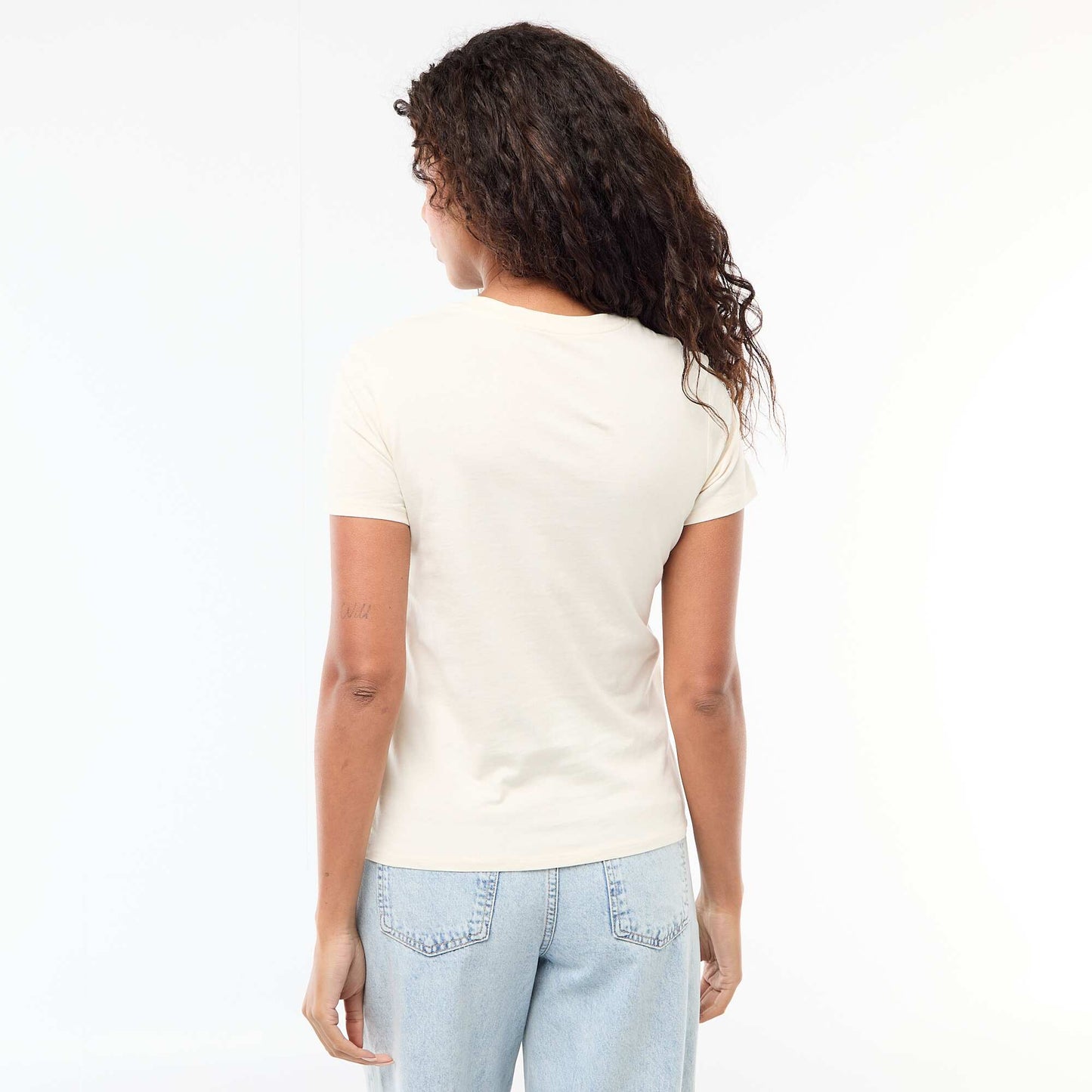 Printed T-shirt BEIGE
