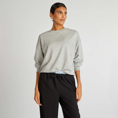 Plain sweatshirt GREY