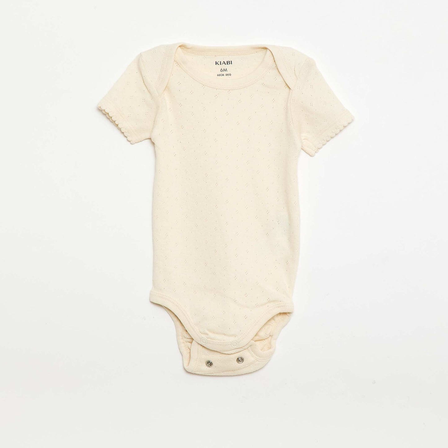 Plain knit grow-with-them bodysuits - Pack of 3 BEIGE