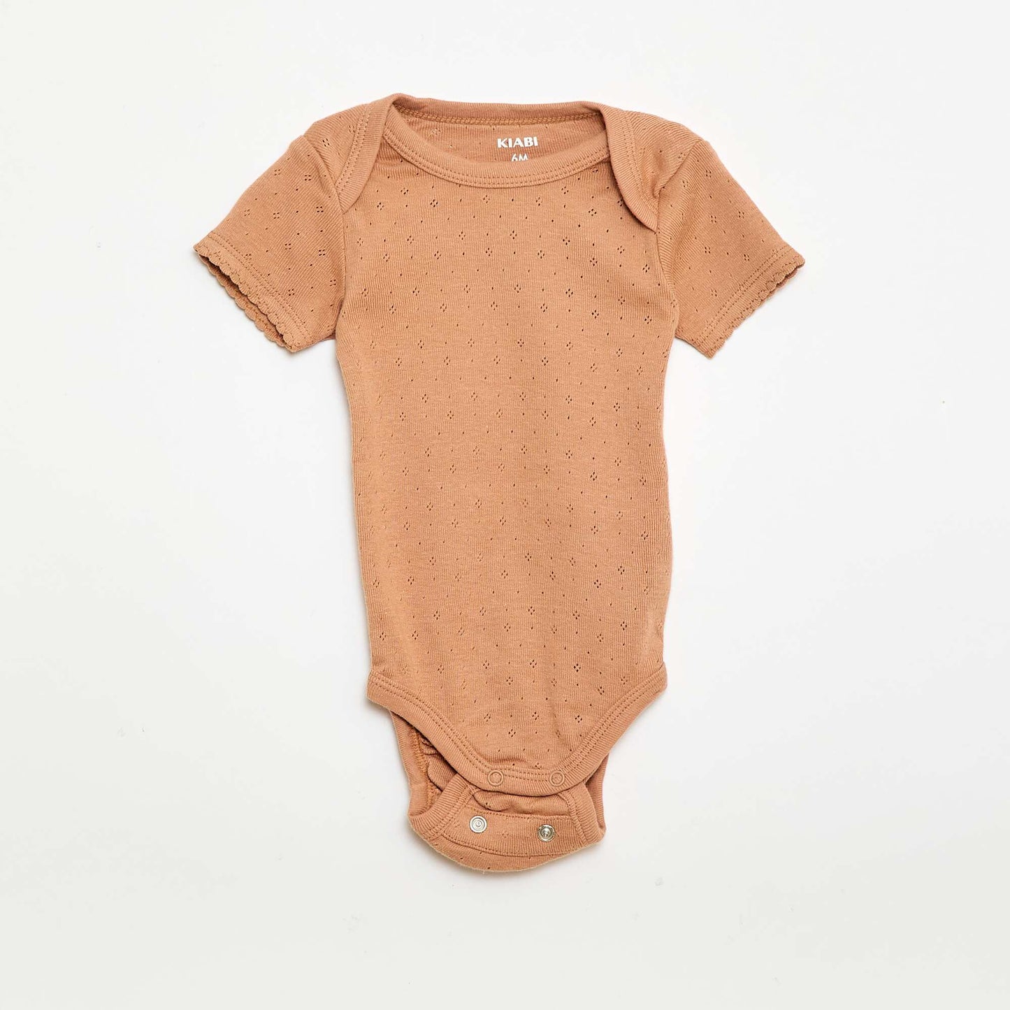 Plain knit grow-with-them bodysuits - Pack of 3 BEIGE