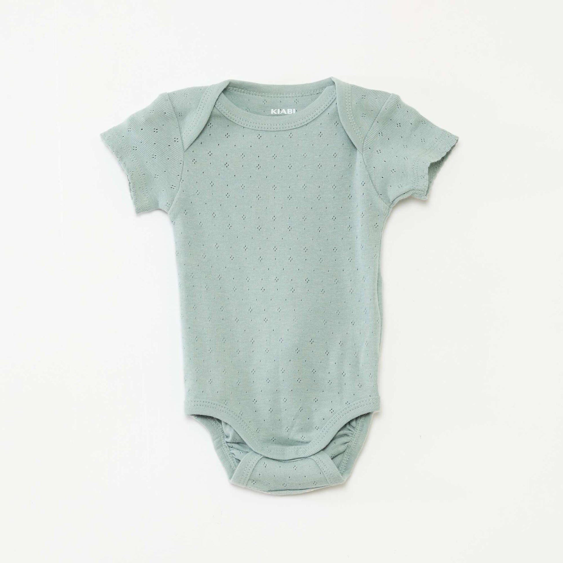 Plain knit grow-with-them bodysuits - Pack of 3 PURPLE