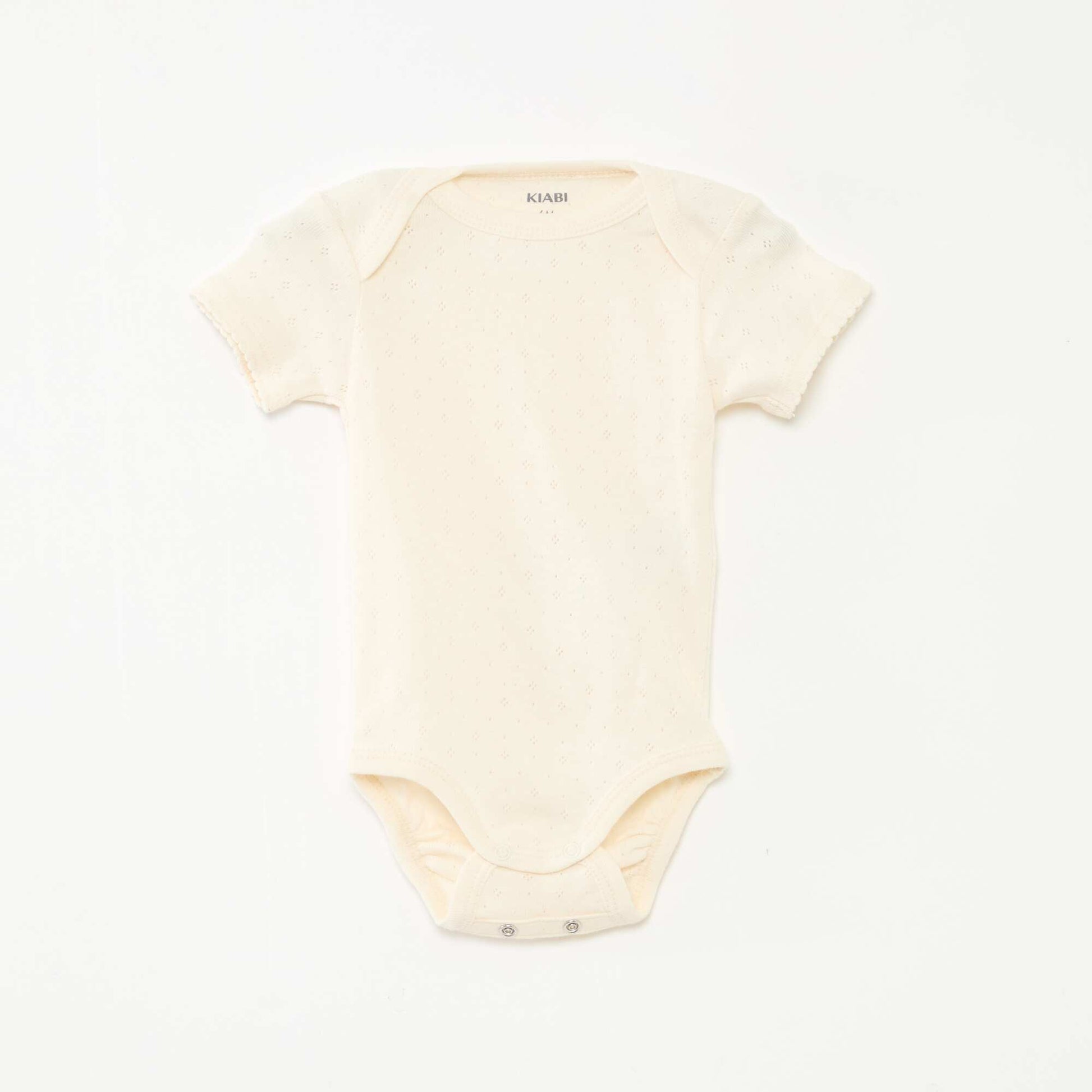 Plain knit grow-with-them bodysuits - Pack of 3 PURPLE