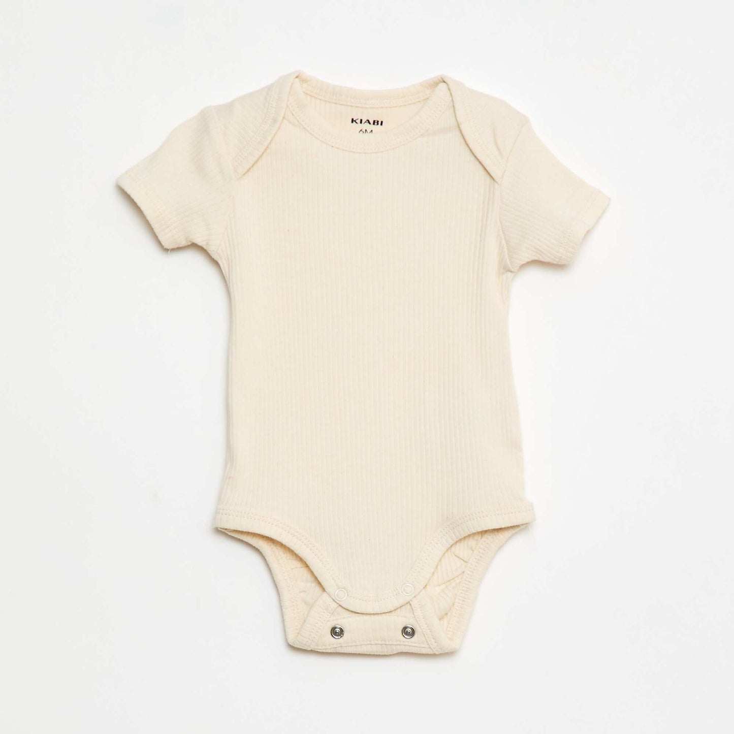 Plain knit grow-with-them bodysuits - Pack of 3 BEIGE