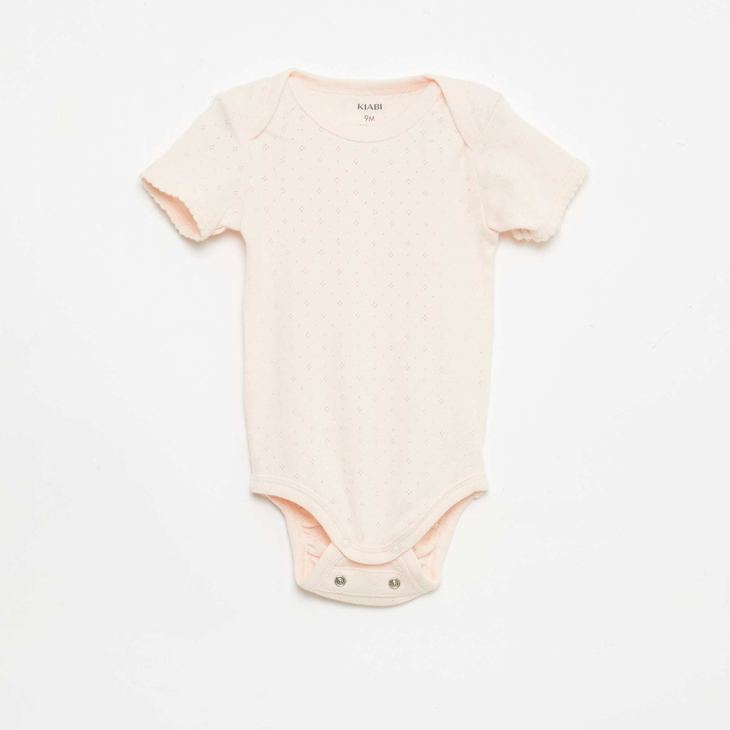 Plain knit grow-with-them bodysuits - Pack of 3 ORANGE