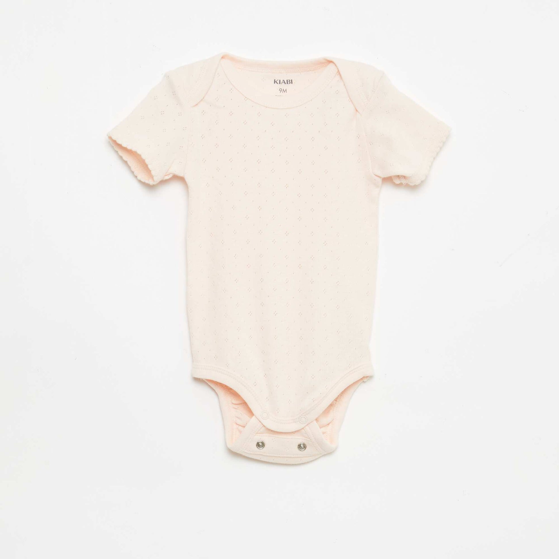 Plain knit grow-with-them bodysuits - Pack of 3 ORANGE