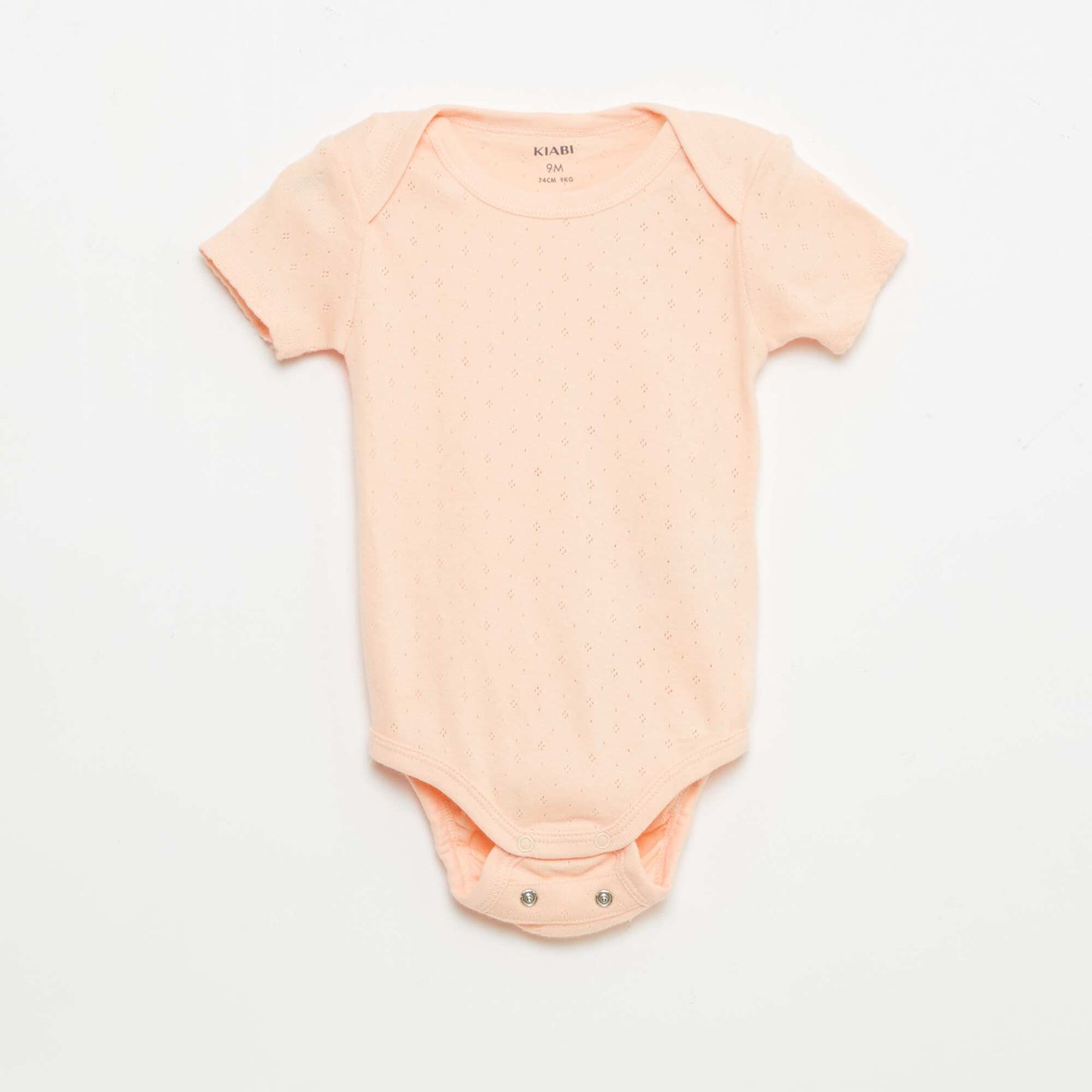 Plain knit grow-with-them bodysuits - Pack of 3 ORANGE