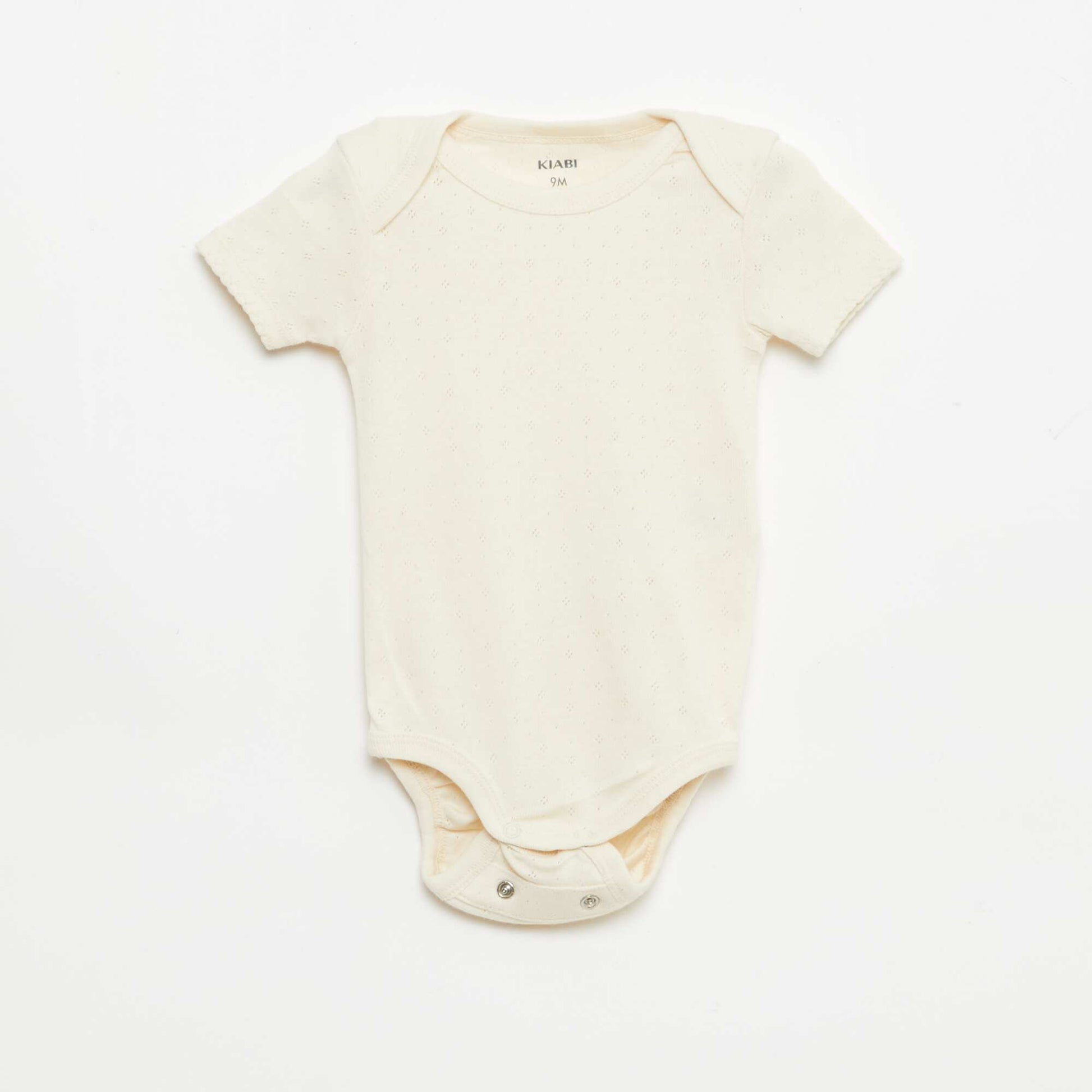 Plain knit grow-with-them bodysuits - Pack of 3 ORANGE