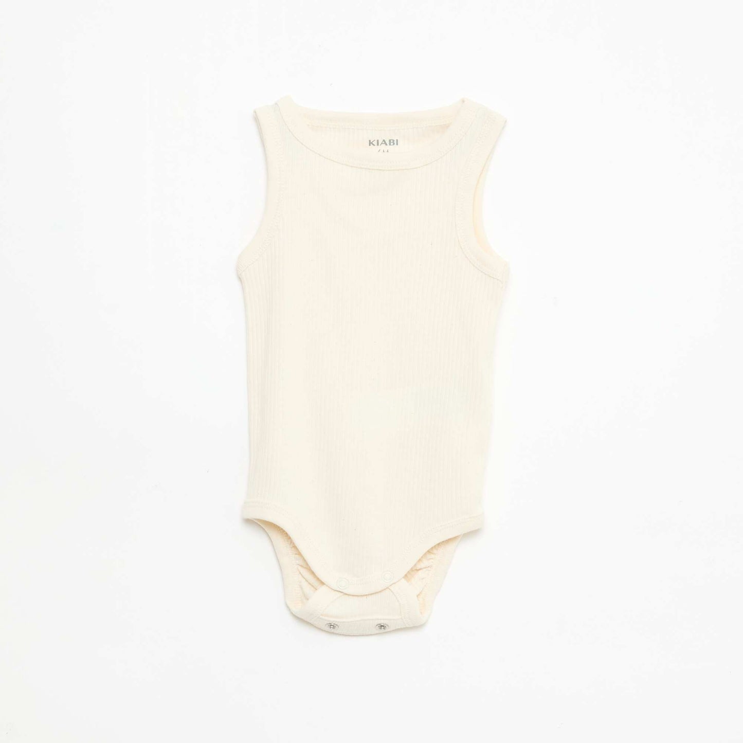 Pack of 3 plain grow-with-them strappy bodysuits YELLOW