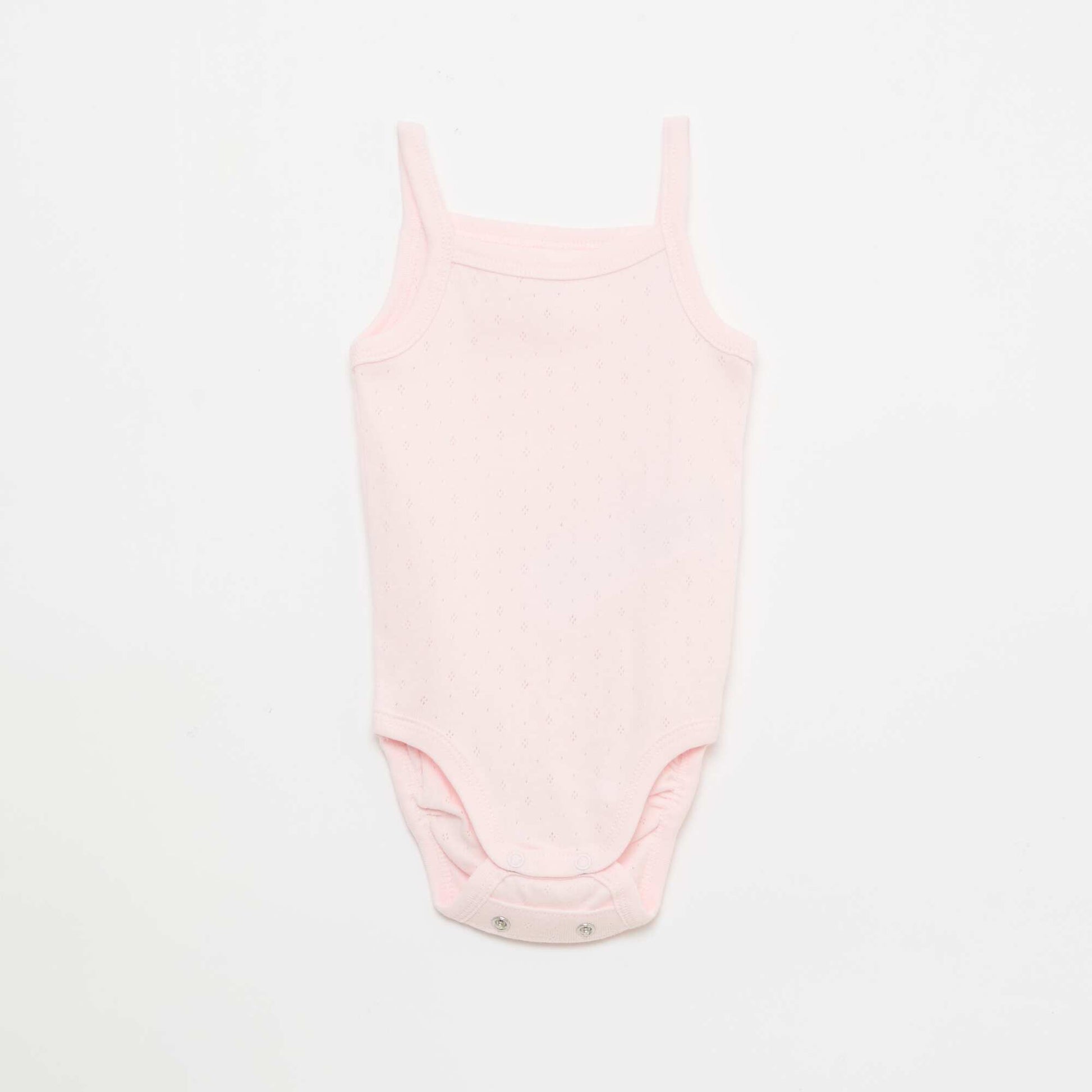 Strappy grow-with-them bodysuits - Pack of 3 PINK