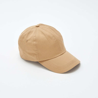 Plain cotton cap BROWN