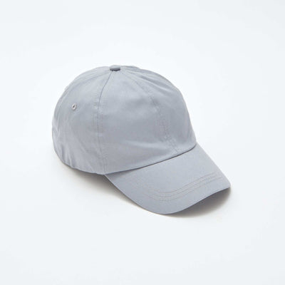 Plain cotton cap GREY