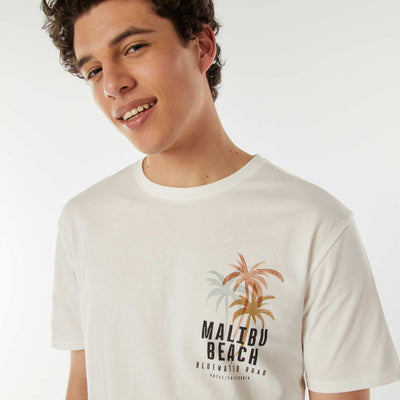 Printed slogan T-shirt WHITE