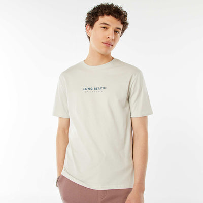 Printed slogan T-shirt GREY