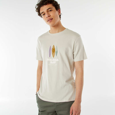 Printed slogan T-shirt GREY