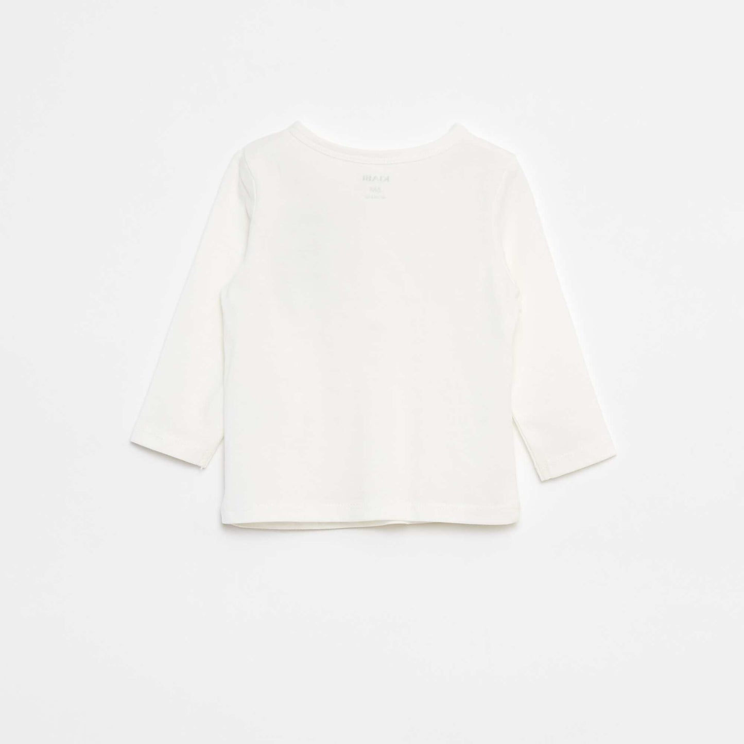 Grandad collar T-shirt WHITE