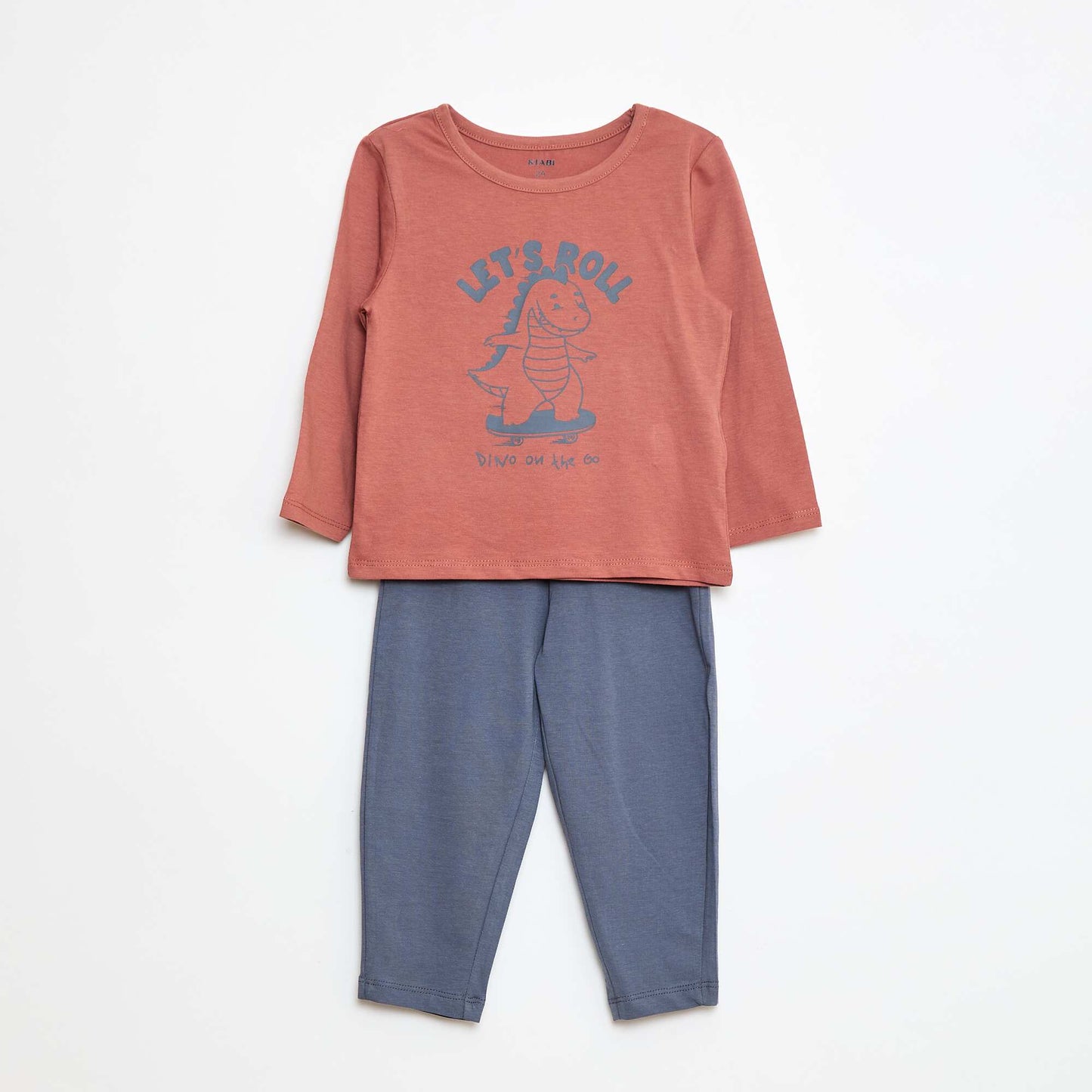 Printed T-shirt + Leggings Pyjama Set - 2 pieces RED