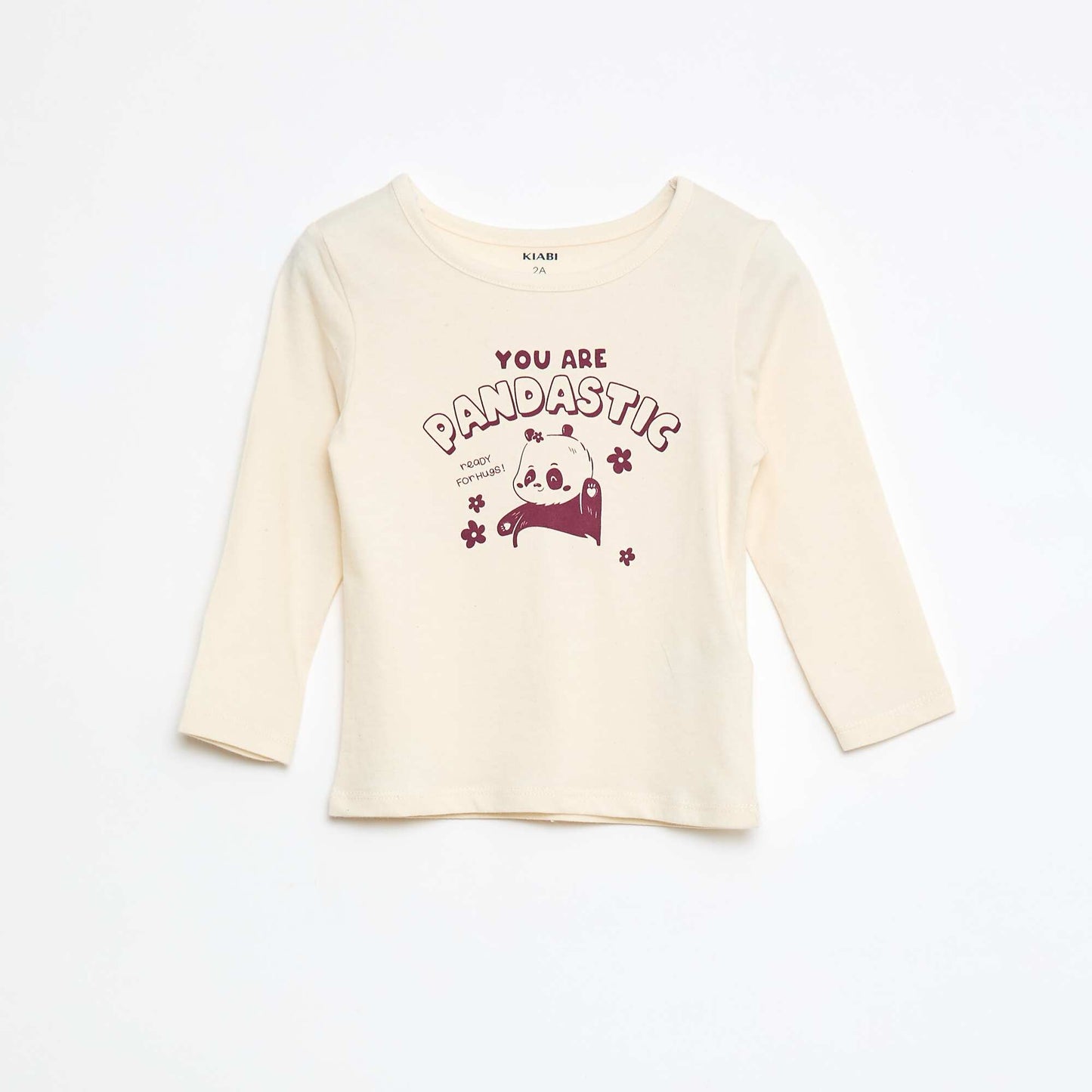 Printed T-shirt + Leggings Pyjama Set - 2 pieces BEIGE