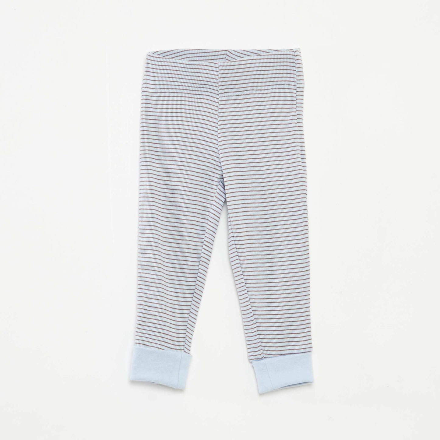 Striped T-shirt and trousers pyjama set - 2-piece set BLUE