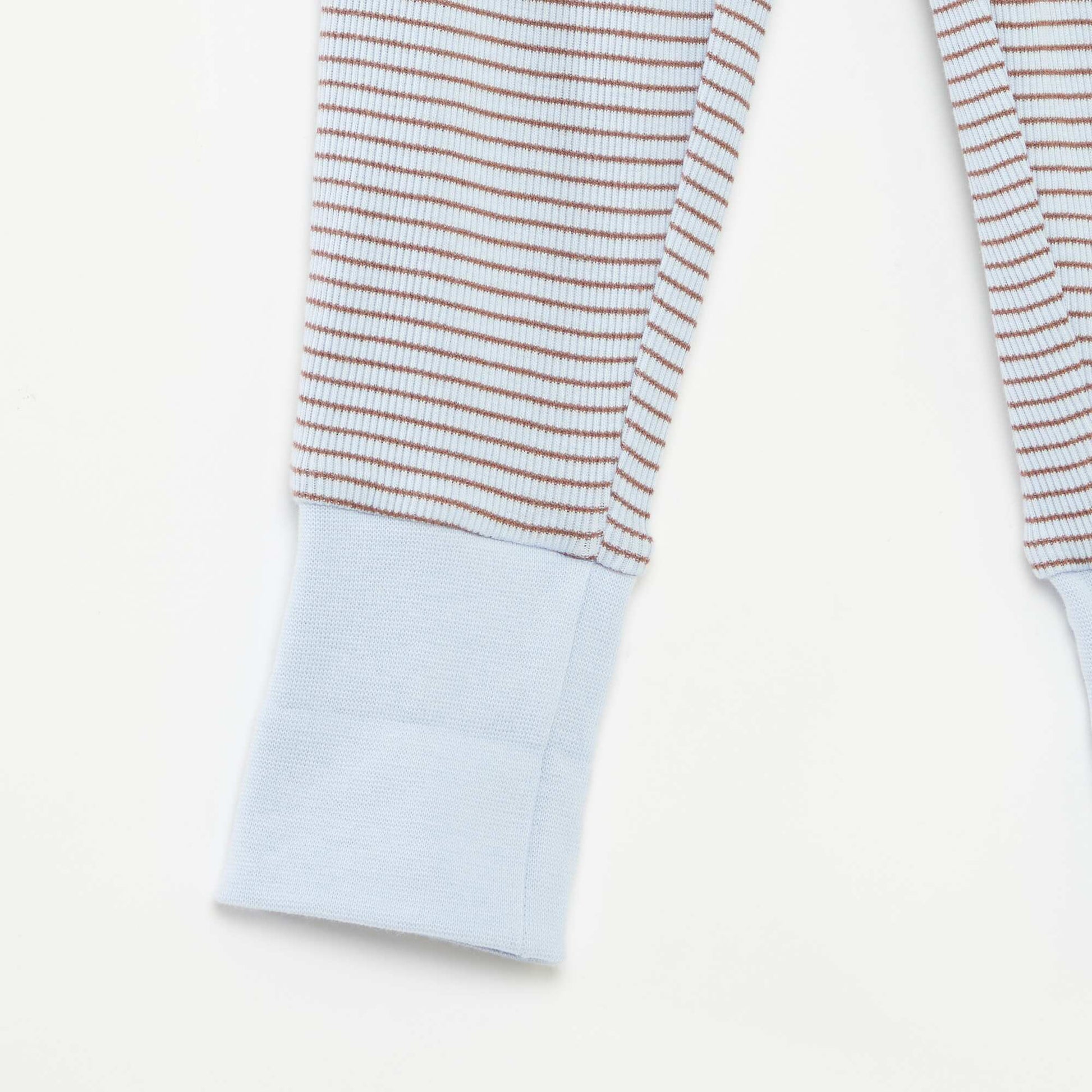 Striped T-shirt and trousers pyjama set - 2-piece set BLUE