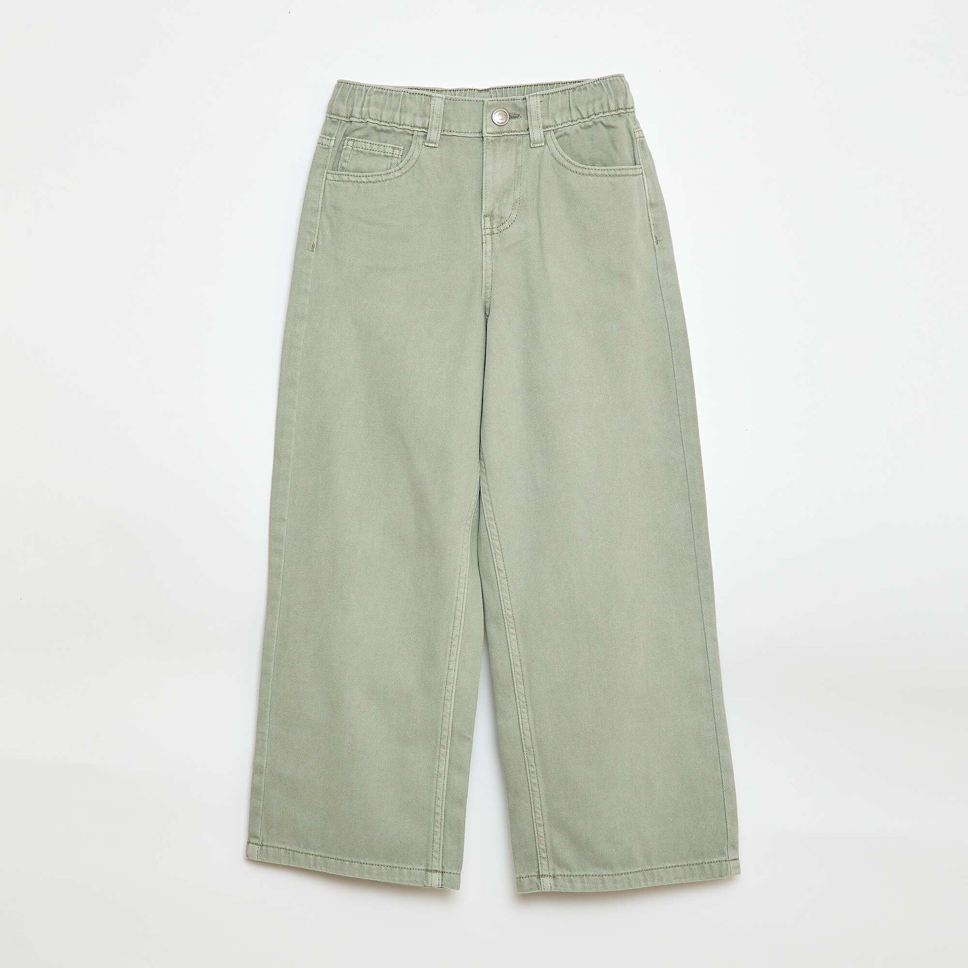 Wide-leg trousers GREEN