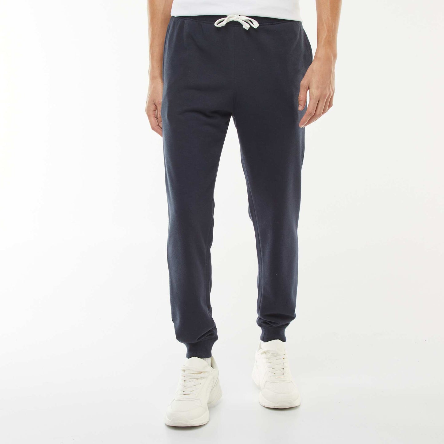 Lightweight plain joggers BLUE