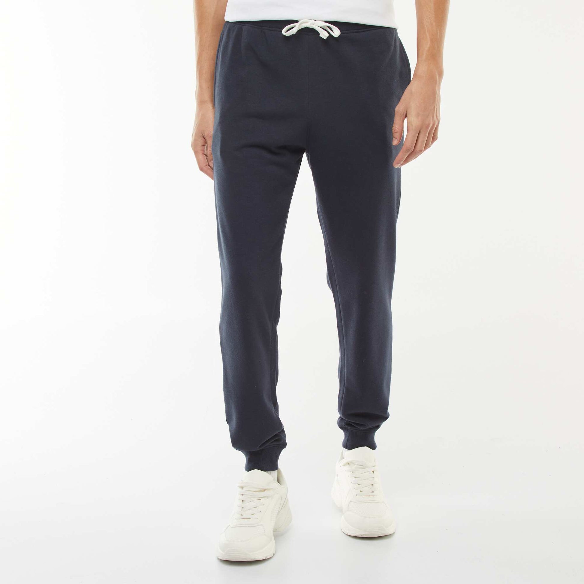 Lightweight plain joggers BLUE
