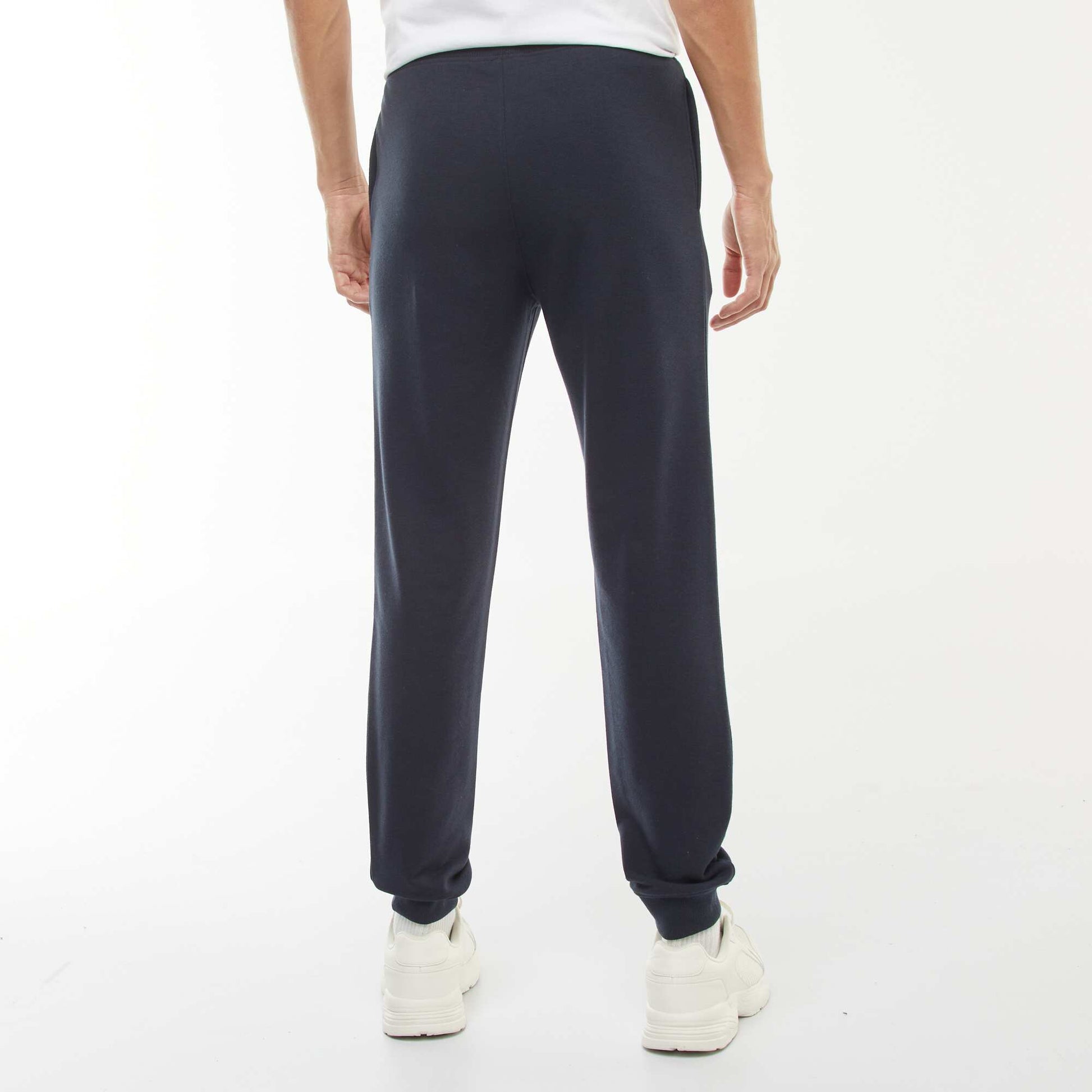Lightweight plain joggers BLUE