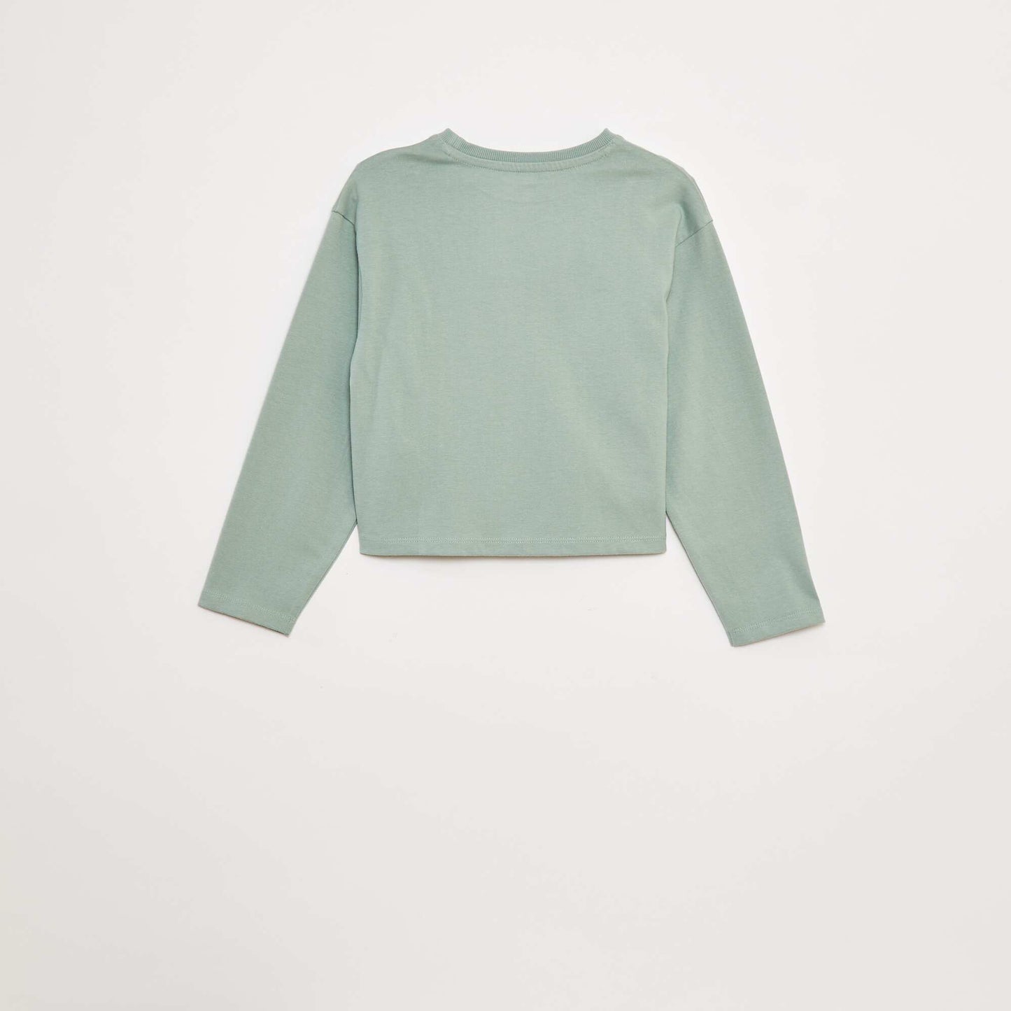 Long-sleeved jersey T-shirt GREEN