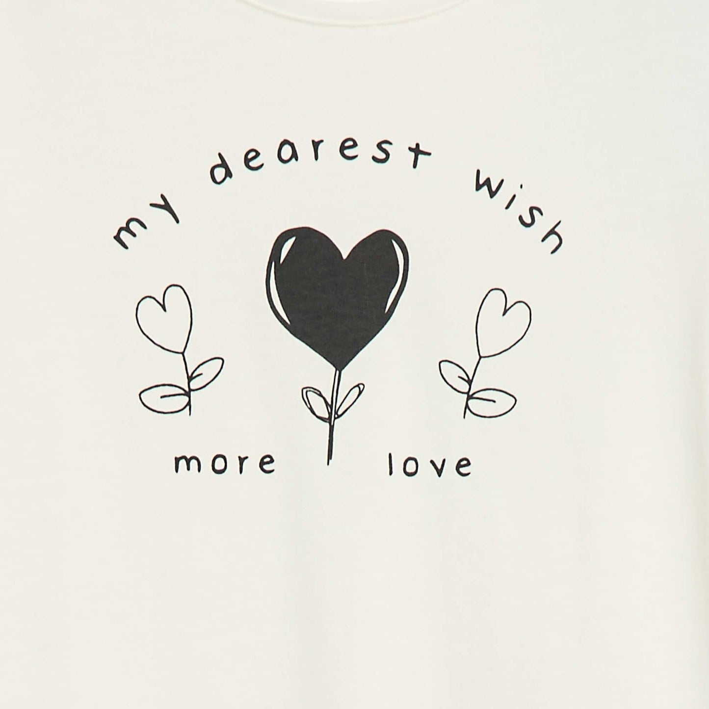 Printed T-shirt WHITE