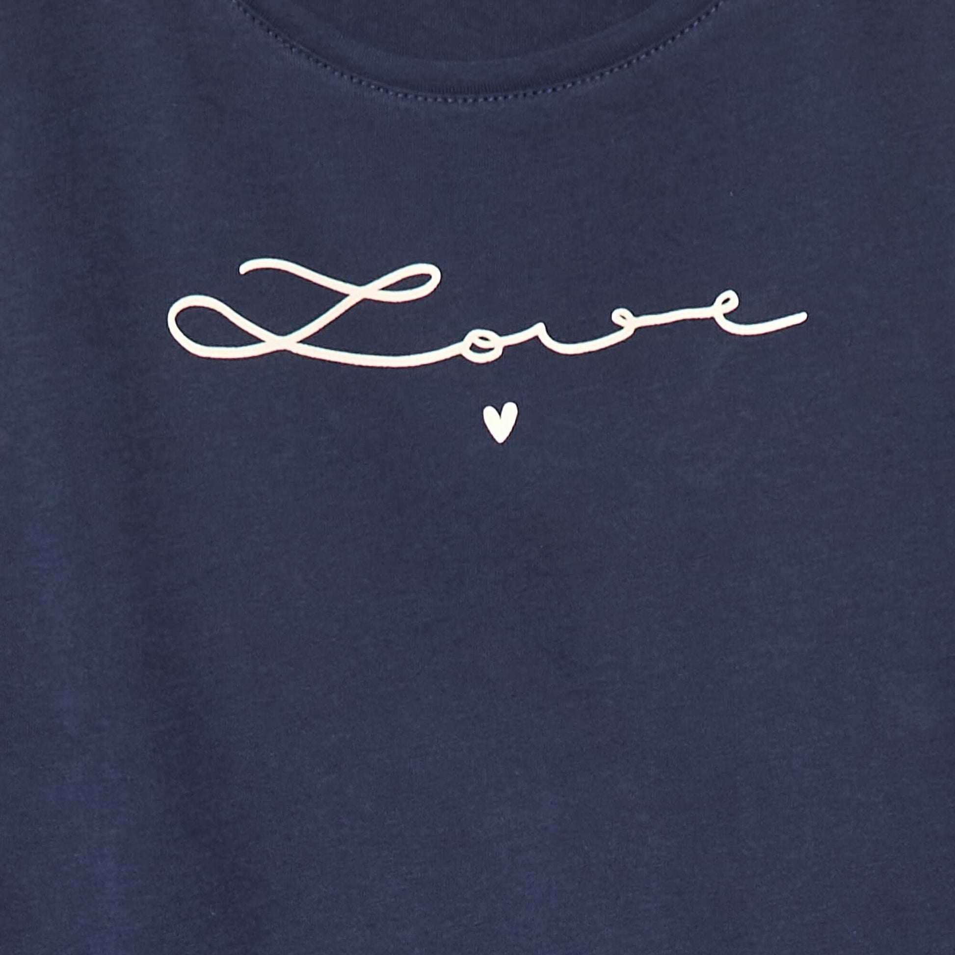 Printed T-shirt BLUE