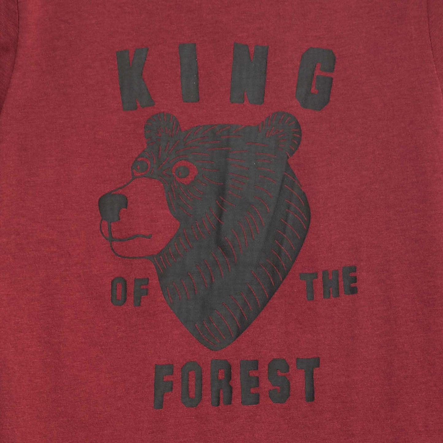 Long-sleeved T-shirt with cute print RED