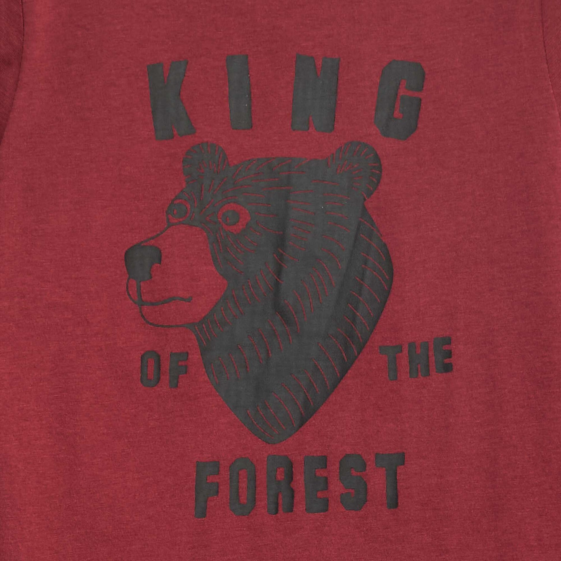 Long-sleeved T-shirt with cute print RED