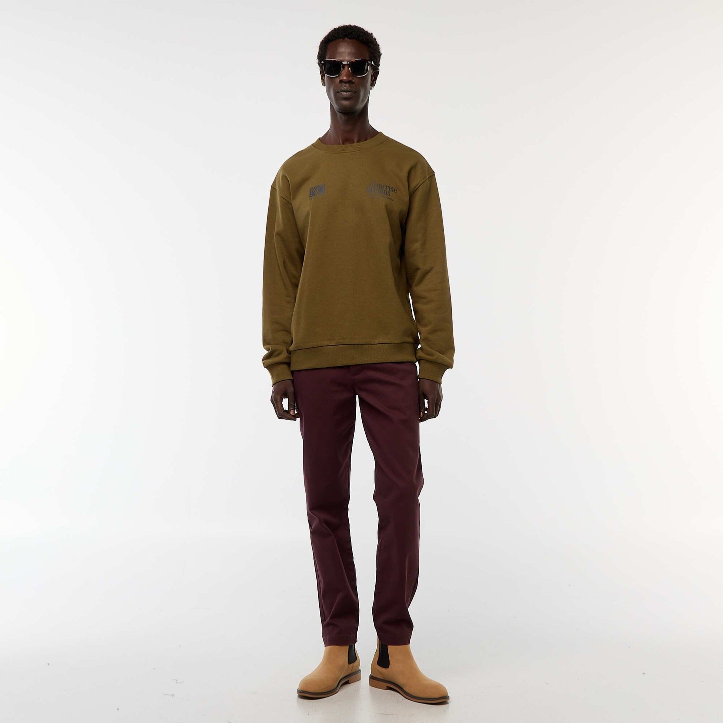 Twill Chino Trousers PURPLE