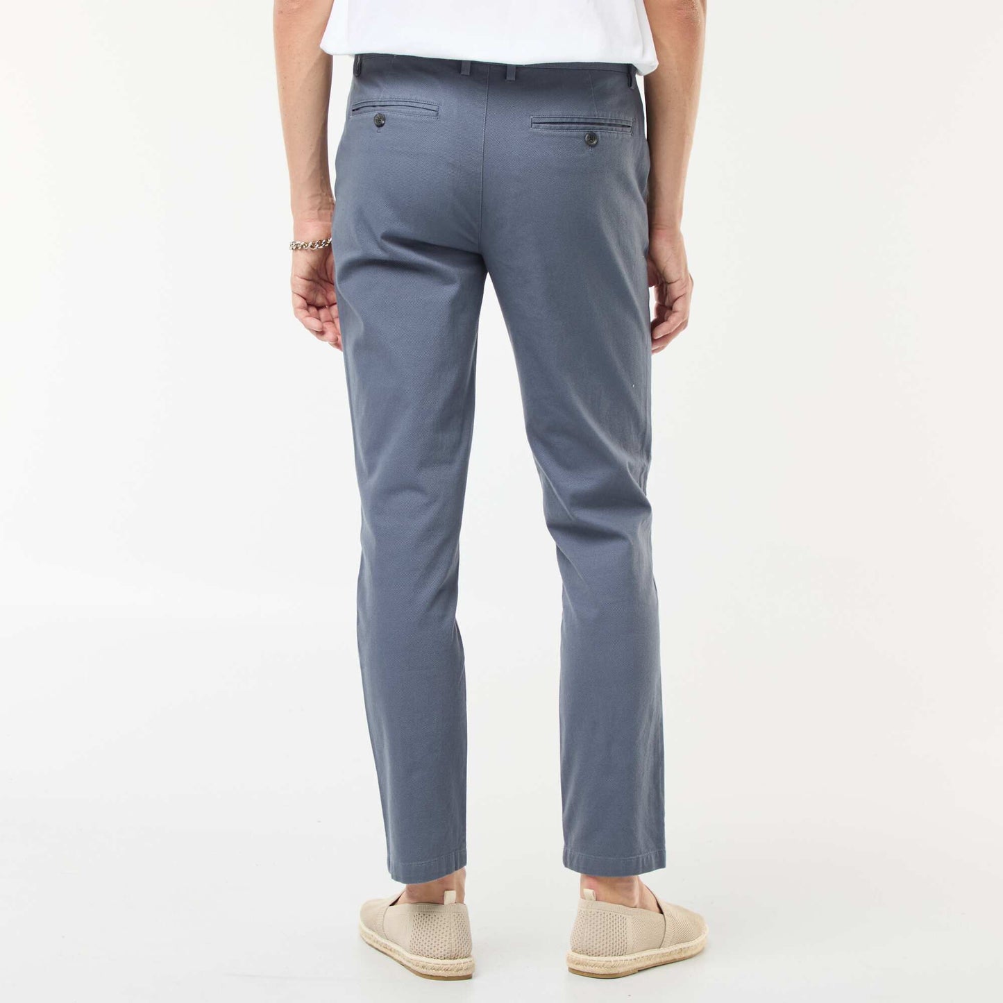 Twill Chino Trousers GREY