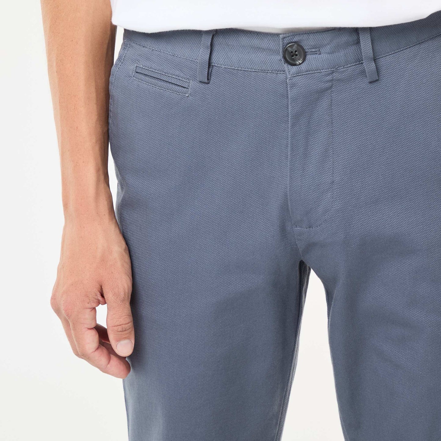 Twill Chino Trousers GREY
