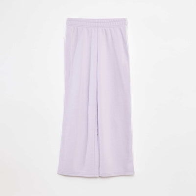 Wide-leg joggers with elasticated waist PURPLE