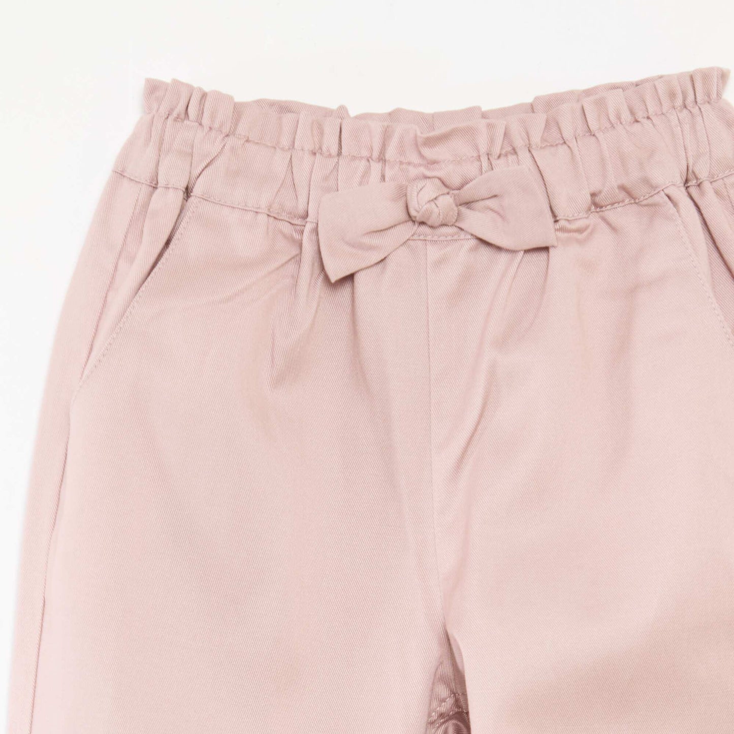 Tencel Trousers with Plain Knot PURPLE